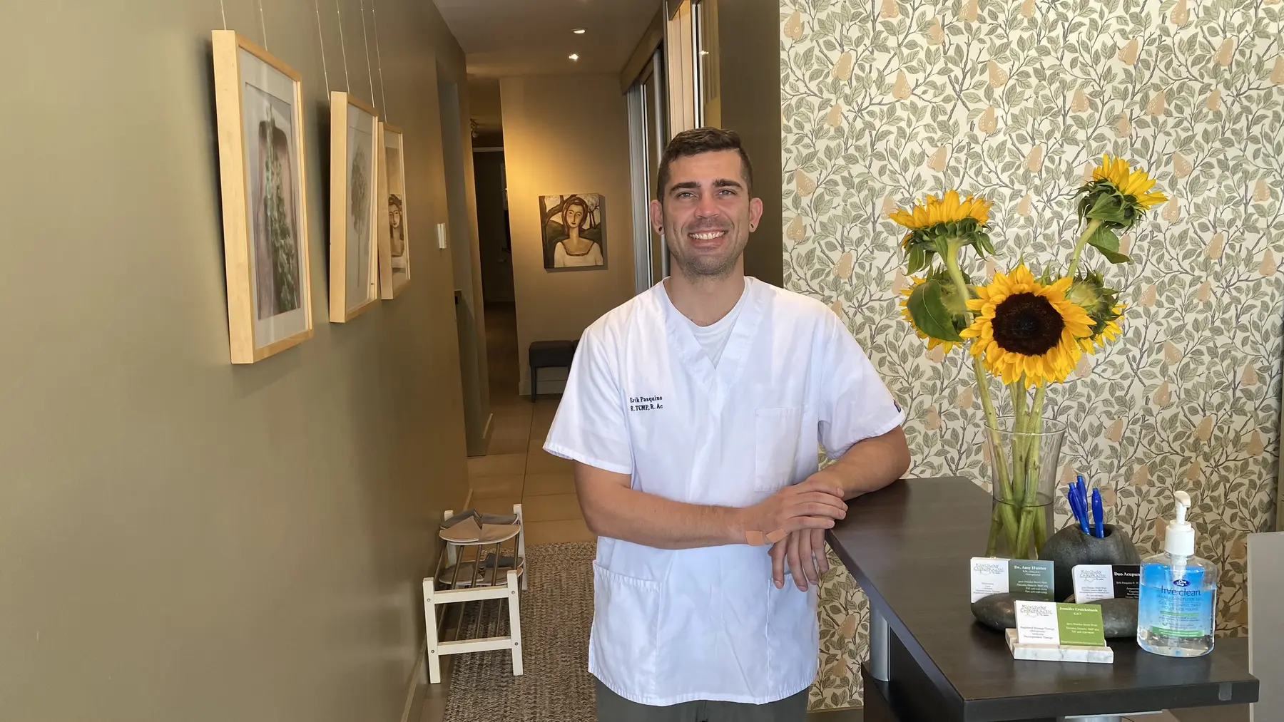 Erik Pasquino, registered acupuncturist at Kingsway Chiropractic in Toronto